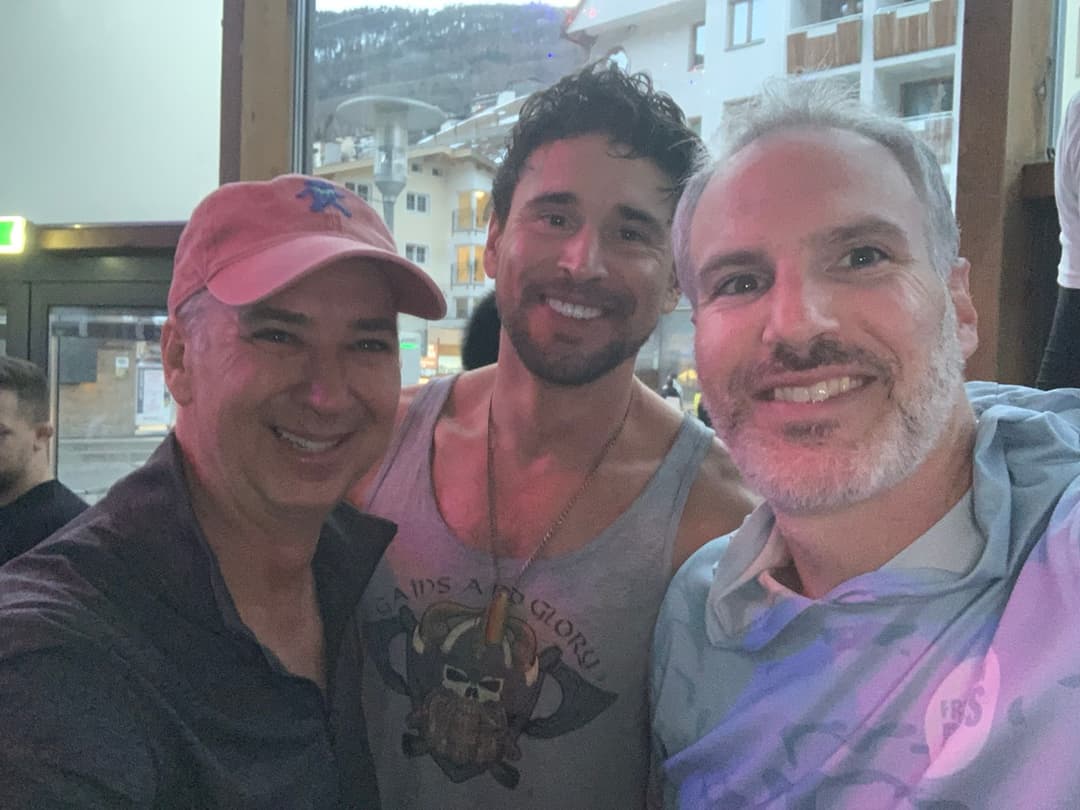 With Ben Greenfield and Cameron Herold in the Alps