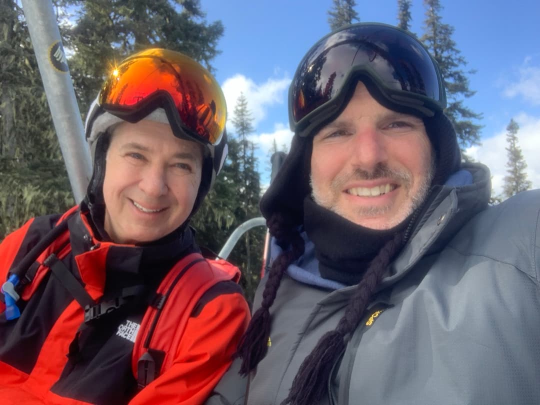 With Cameron Herold in Whistler