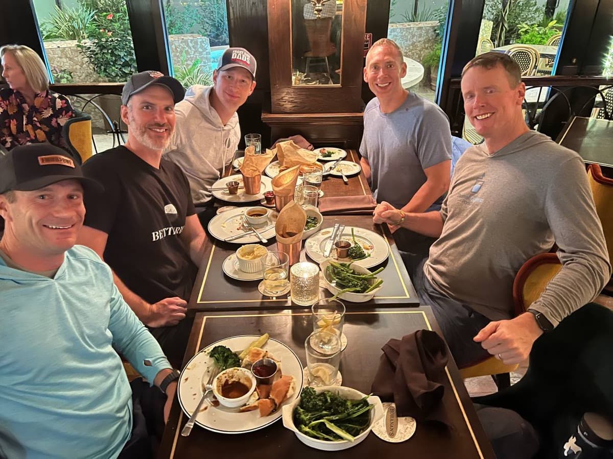 Dinner with Justin Donald, Matt Drinkhahn, Matt Ticknor, and PJ Atherton