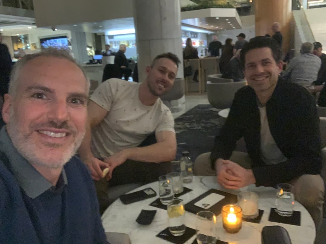 With Igor Trninic in Vancouver